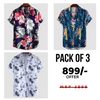 Style&Kart New Arrival Branded Cotton Casual Men's Shirts (Combo Pack Of 3)